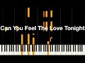 Elton John - Can You Feel The Love Tonight | Piano Cover (Synthesia Tutorial)