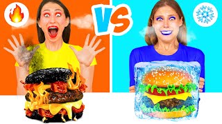 Desafío De Comida Caliente O Fría | Batalla Comestible por Fun Teen