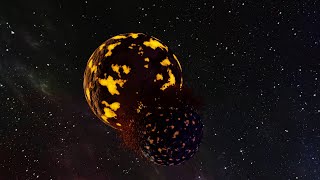 Large Asteroid Impact Simulation