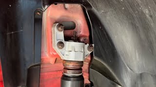 2009 Saab 9-3 Aero XWD - Replacing Rear Shock Mounts. You Can Learn A lot, You Need to Watch it All!