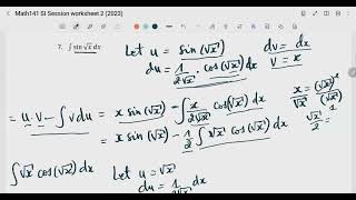 MATH141 SI Session 4 Part 2