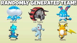 RANDOM POKEMON GENERATOR CHOOSES MY TEAM! Pokemon Showdown Profile