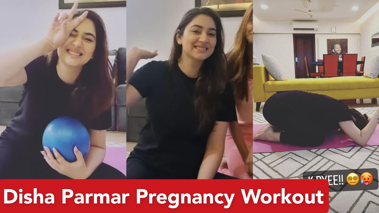 Disha Parmar Pregnancy Workout | Disha Parmar Shares A Glimpse Of Her Prenatal Workout Routine