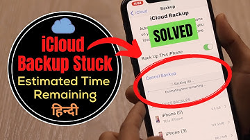 How Do I Fix iCloud Backup Failed In Hindi (Stuck)