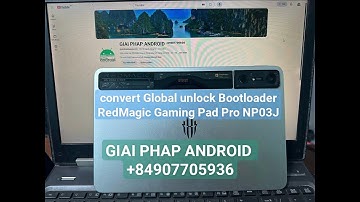 convert RedMagic Gaming Pad Pro NP03J to Global firmware