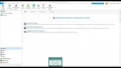 Using batch tasks and the project wizard