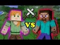 Steve vs Alex Minecraft Efsane Kapışması
