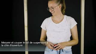 Vidéo tutoriel montage porte accordéon et extensible Una