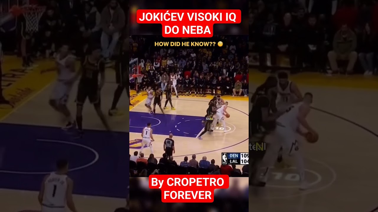 🇷🇸🔥Nikola Jokić HIGH IQ on the Court🔥🔥🔥🏀
