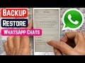 Backup & Restore WhatsApp Chats/Messages on iPhone