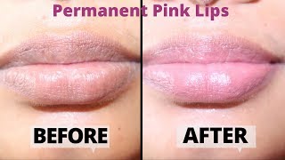 How To Get Soft Pink Lips Naturally At Home | Lighten Dark Lips Naturally ( 100% works )