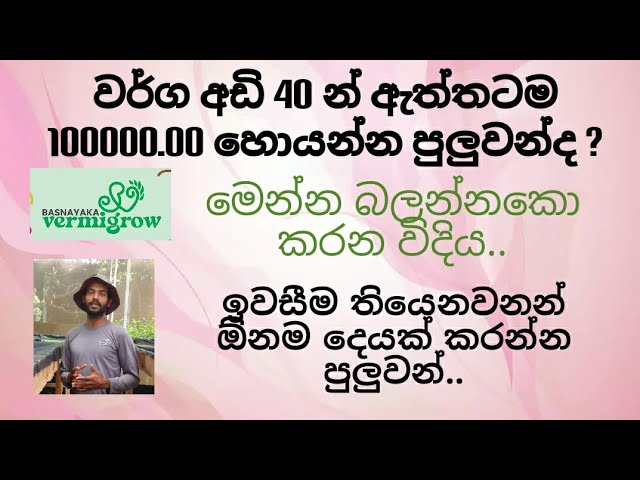 Vermicompost Training Program ,  මරාගත් පසට පණ දෙන්න.. black gold 🌾🌻🌱🌴🌺👑
