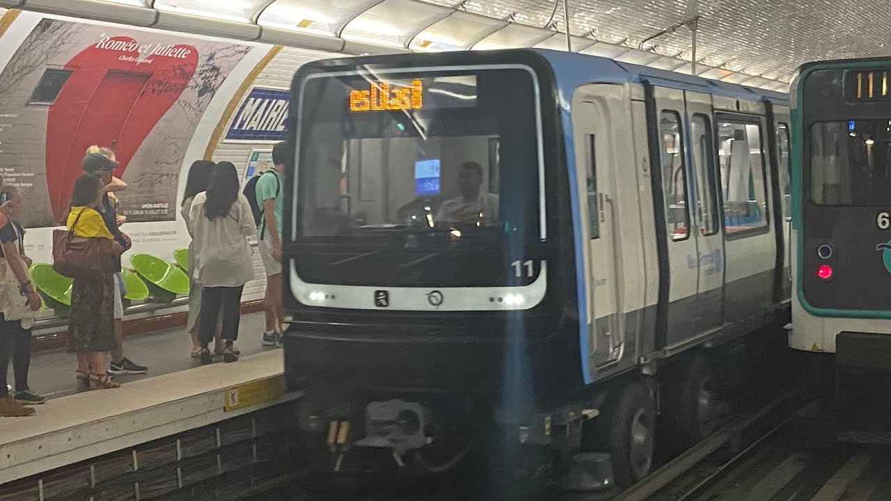 [Ligne 11 RATP] Voyage à bord d'un MP14CC N°11 IDFM