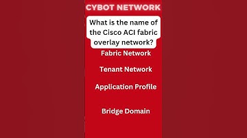 Cisco ACI Quiz: Test Your Knowledge of Application Centric Infrastructure #shorts,#CiscoACI,#ACI