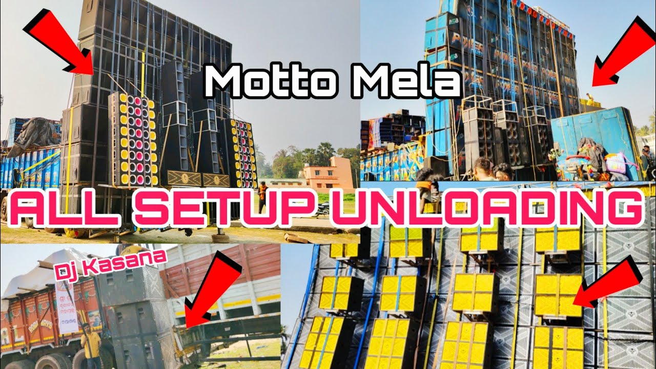 Power Music Dj Pankaj Dj Ankit Dj Kasana Barman Music All Setup Unloading Motto Mela Bapi Dj Vlogs 