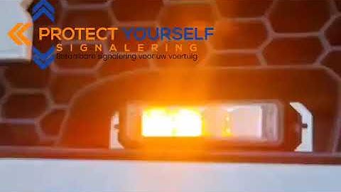 911 signal C4 wasp led flitser (Amber)