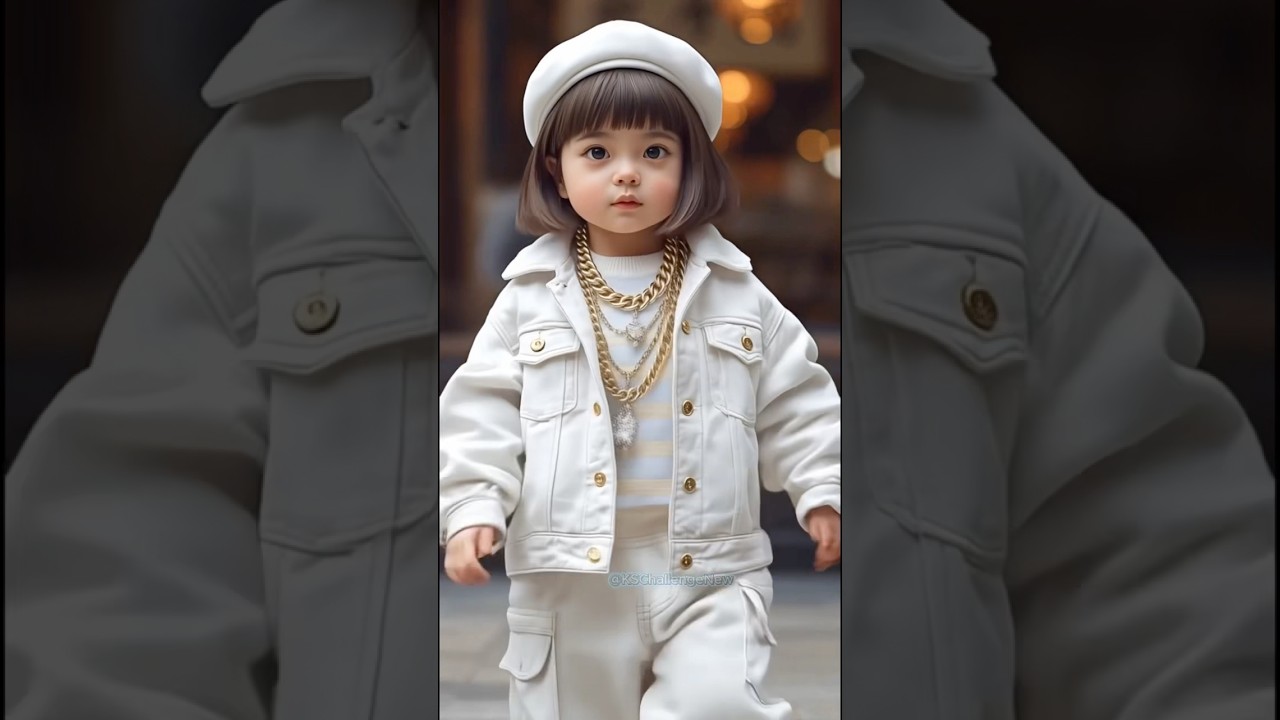 So Cute! Baby Dancing in White 🤍 