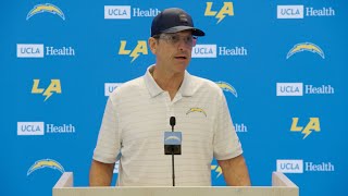 Harbaugh On Herbert's Performance Vs Broncos | LA Chargers