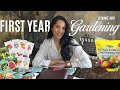 My First Year Gardening 🌱 What I’m Planting, Seed Haul &amp; Starting Seeds Indoors (Zone 6B)