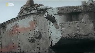 Первая мировая война.  Танки в битве на Сомме 1916