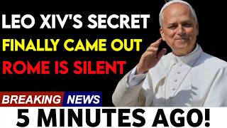 Pope Leo XIV Finally Broke His Silence — His Words Left Everyone Speechless