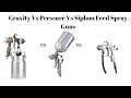 Spray Guns - Gravity vs Siphon vs Pressure Spray Guns