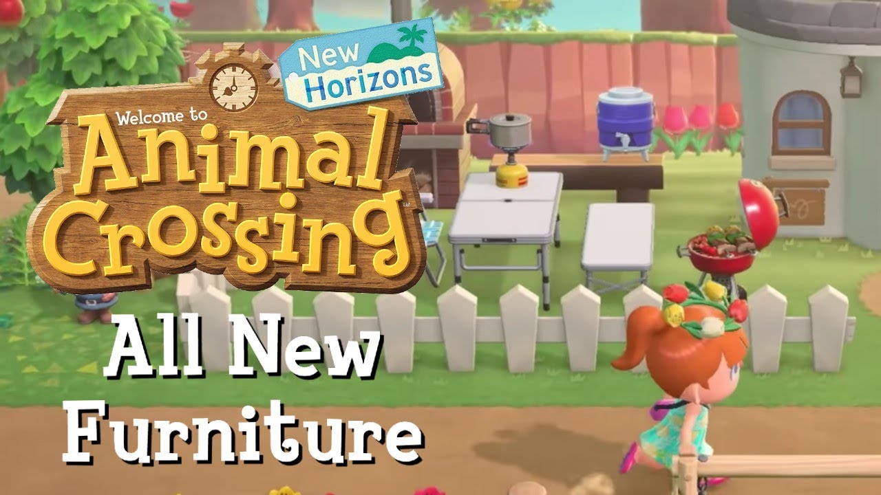 All New Furniture So Far In Animal Crossing New Horizons Youtube