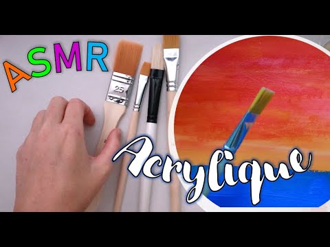 [ASMR] Peinture Acrylique pour bien dormir ! Relaxation et chuchotement