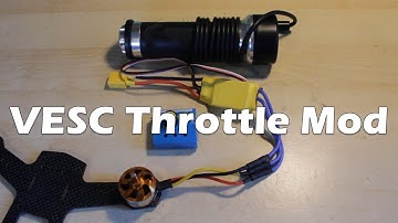 How to connect electric throttle to Esc or Vesc