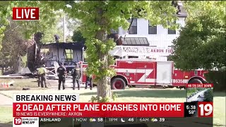 2 Dead after plane crashes into home