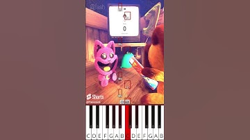 First Subscriber... CatNap x DogDay (@fash) Poppy Playtime 3 Animation - Octave Piano Tutorial