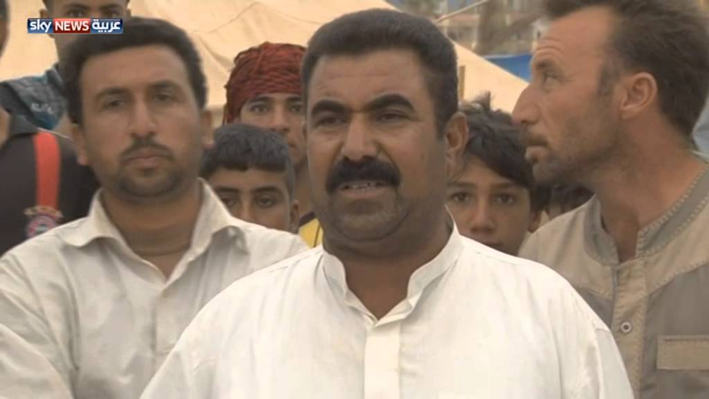 العواصف الرملية تهدد مخيم الحبانية