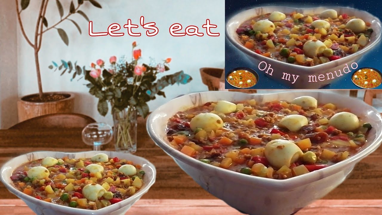 Minced Beef Menudo With Quail Egg/Giniling Recipe Panlasang Pinoy 