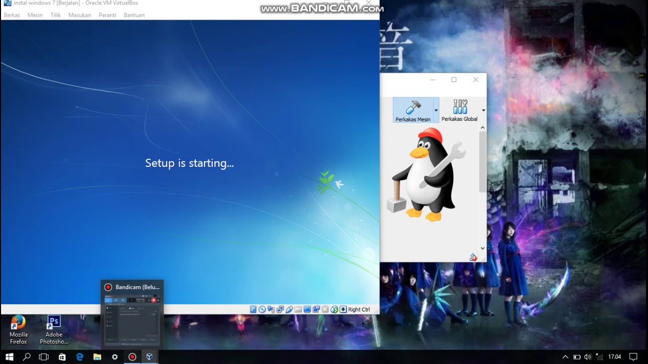 Tutorial install windows 7 di virtual box - YouTube