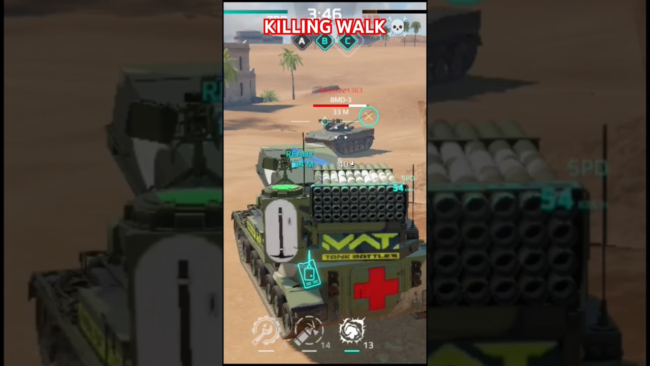 [MWT]TANK BATTLES, MLRS KILLING WALK👣 ☠️🔥