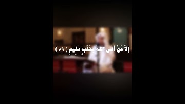 ما تيسر من سورة الشعراء بصوت الشيخ / عبدالرحمن الطارقي ✨