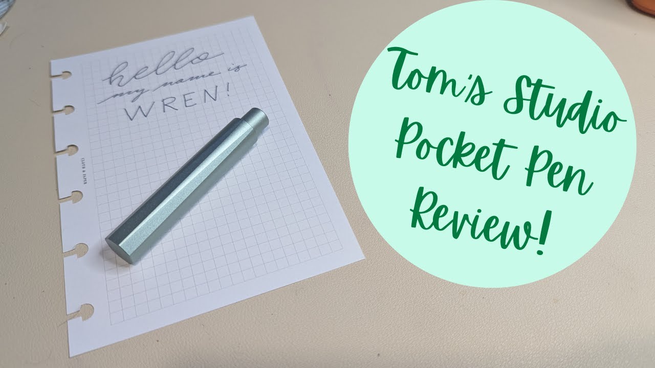 Tom's Studio Wren Pocket Writing Pen