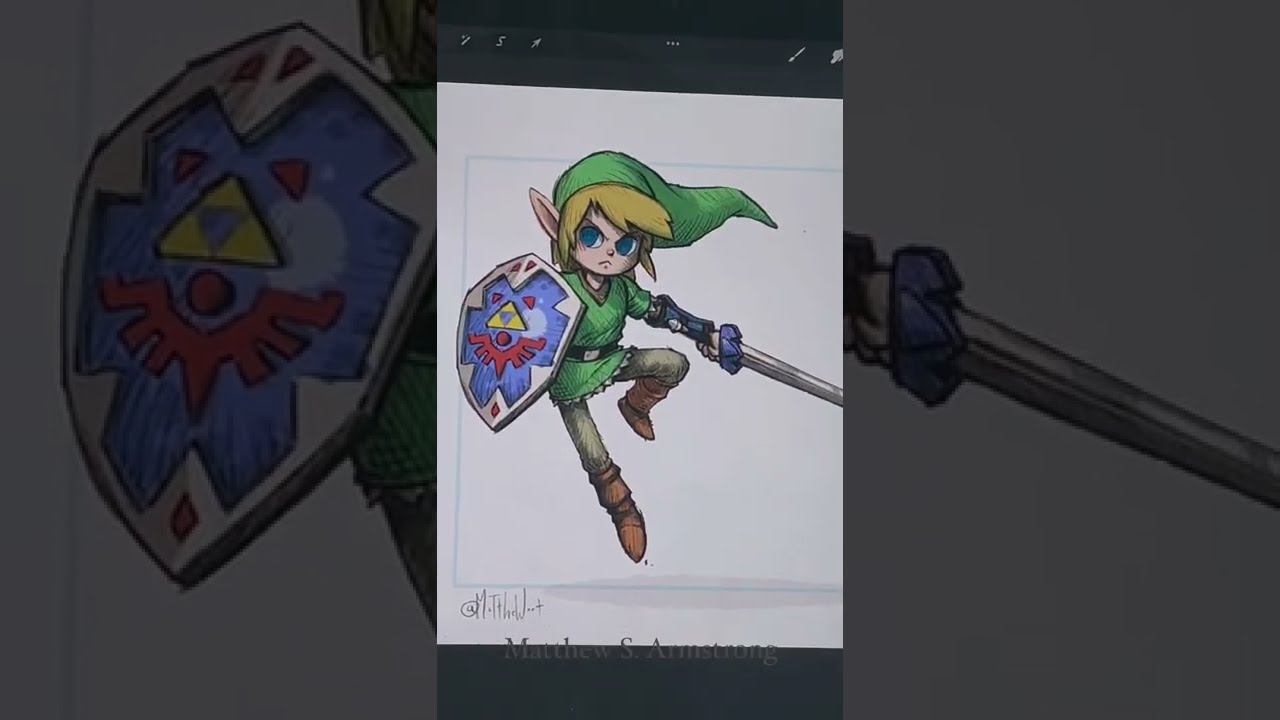 Legend of Zelda : matthew ART : art process : BOUNCE BOUNCE