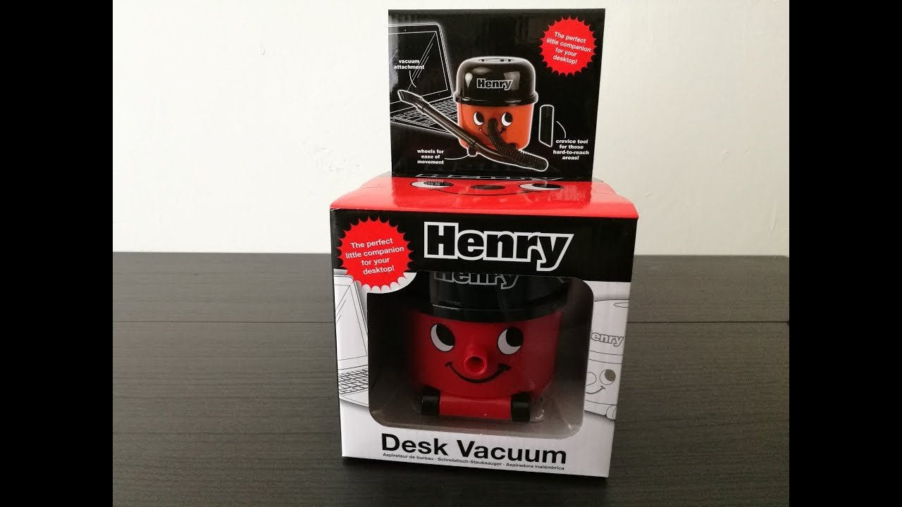 Wens maximaliseren Goederen Henry Mini stofzuiger - Desk Vacuum - Henry the Hoover - YouTube