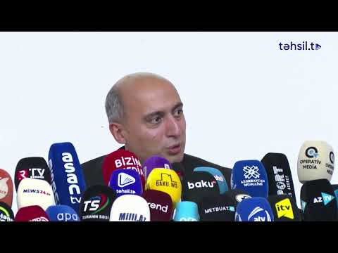 Elm və təhsil naziri Emin Əmrullayevin yeni tədris ilinə dair media üçün brifinqi