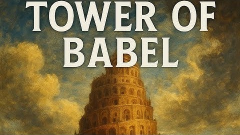 The Origin of Languages on earth. Animated bible story of the Tower of Babel.