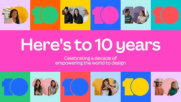 Celebrating 10 years of Canva