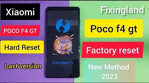 Hard Reset / Xiaomi POCO F4 GT ( 21121210g) Hard Reset & Unlock Pattern / New Method 2023