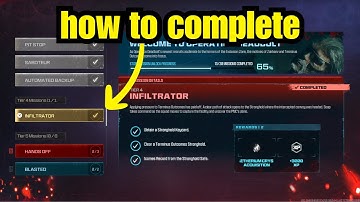 HOW TO COMPLETE INFILTRATOR MISSION MW3 ZOMBIES