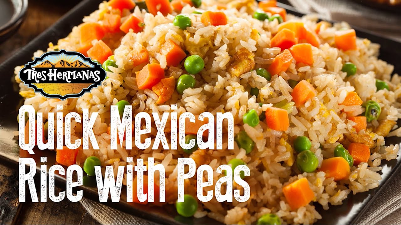 Quick Mexican Rice with Peas YouTube