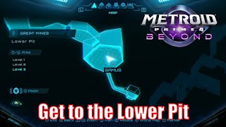 How to get to the Lower Pit in the Great Mines guide | Metroid Prime 4