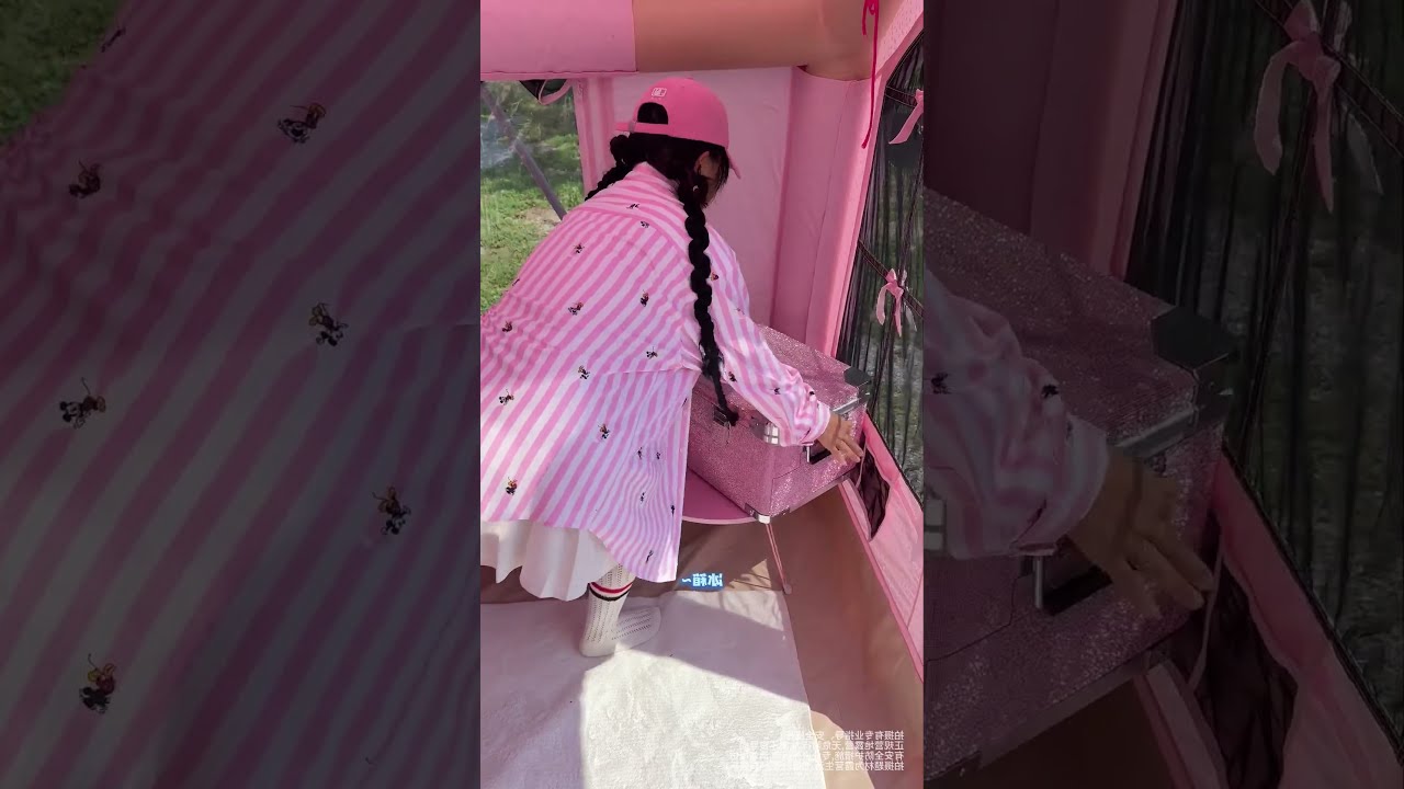 🌸🏕️💗Pink Camping day! Drop a 💕 if my videos brought a little pink to your day!