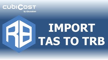 30. Import TAS to TRB in Cubicost TRBC #5DBIM #CUBICOST #TAS #TRB #DTC