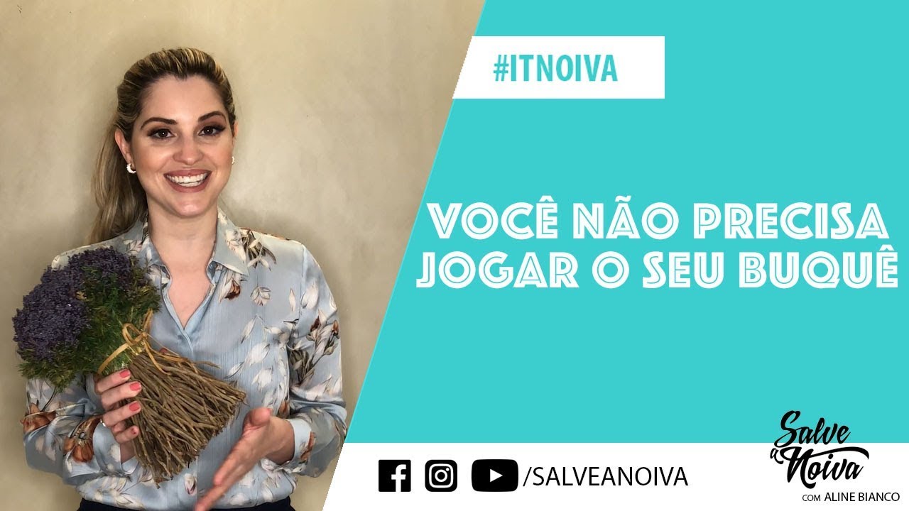 Você sabia que não precisa jogar o seu Buquê de Casamento fora, Noivin