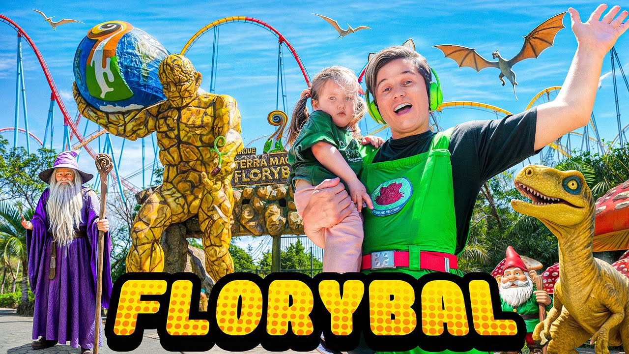 BEBÊ SARA e RONI Visitam o TERRA MÁGICA FLORYBAL 🎠 Exploramos o parque encantado em Gramado ✨